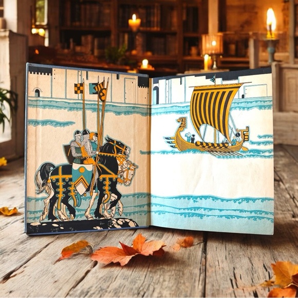 VINTAGE 1937 Halls of Fame of My Book House - Childhood Biographies of Authors - Picture 7 of 16